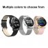 CF18 Smart Bracelet Round Color Screen Waterproof Heart Rate Blood Pressure Smart Watch Smart Wristband Pedometer Fitness Tracker Silver magnetic section