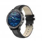 CF19 Smart Bracelet Round Dial 240*240 Touch Screen Heart Rate Monitor Step Counts IP67 Waterproof Wristwatch black
