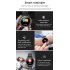 CF19 Smart Bracelet Round Dial 240 240 Touch Screen Heart Rate Monitor Step Counts IP67 Waterproof Wristwatch Silver