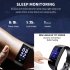 CK28 Smart Bracelet 1 14 Color Screen Heart Rate Blood Pressure Real time Monitoring IP67 Waterproof blue