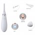 CLL 1903 Electric Heated Eyelash Curler Long Lasting Eye Lash Perm Heating Device USB Charging Eyelashes Curling Beauty Pink