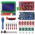 CNC 3D Printer Kit with Mega 2560 Board RAMPS 1 4 Controller LCD 12864 A4988 Stepper Driver for Arduino 3D printer kit