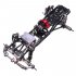 CNC Aluminum Metal Carbon Frame Body for 1 10 Crawler AXIAL SCX10 Rc Car Chassis 313mm Wheelbase as shown