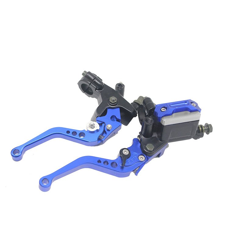 CNC Disc Brake Pump 7/8 22mm Hydraulic Adjustable Angle Clutch Assembly Off-road motorcycle general modification Blue