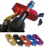 CNC Motorcycle Handlebar Lock Brake Lever Throttle Grip Security Lock Anti Theft Protection red