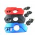 CNC Motorcycle Handlebar Lock Brake Lever Throttle Grip Security Lock Anti Theft Protection red