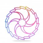 CNC Mountain Bike Cycling Brake Disc Floating Rotor 160/180/203mm Rotors MTb Bicycle Accessories Tools 203MM colorful hollow