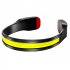 COB LED Rechargeable Headlamp With Warning Taillight Super Bright For Camping Climbing Hiking Fishing Night Reading Running black with red tail light