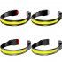 COB LED Rechargeable Headlamp With Warning Taillight Super Bright For Camping Climbing Hiking Fishing Night Reading Running grey with red tail light
