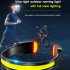 COB LED Rechargeable Headlamp With Warning Taillight Super Bright For Camping Climbing Hiking Fishing Night Reading Running grey with white tail light