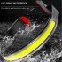 COB LED Rechargeable Headlamp With Warning Taillight Super Bright For Camping Climbing Hiking Fishing Night Reading Running grey with white tail light