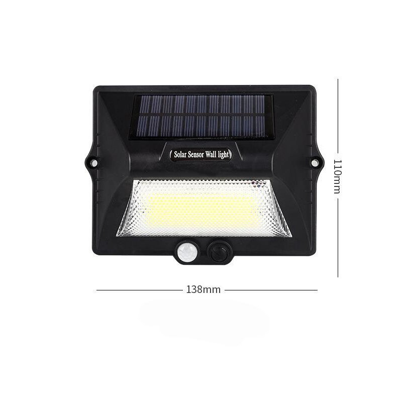 COB Solar Outdoor Wall Light Motion Sensor Lighting Environmental Lamp White light_588 models