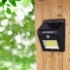 COB Solar Power Sensor Wall Light Outdoor Waterproof Street Yard Garden Security Lamp White light