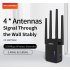 COMFASTCF WR754AC 1200Mbps Home Wireless Extender Router Wifi Repeater 5Ghz Long Wifi Range Extender Booster 4 2dbi Antenna  black