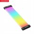 COOLMOON ARGB LED Strip Light Fits 8PIN 24PIN Power Cables DIY Lamp Bar Light Strip C200EX Black