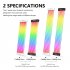 COOLMOON ARGB LED Strip Light Fits 8PIN 24PIN Power Cables DIY Lamp Bar Light Strip C200EX Black