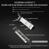 COOLMOON ARGB LED Strip Light Fits 8PIN 24PIN Power Cables DIY Lamp Bar Light Strip C200EX Black