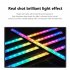 COOLMOON ARGB LED Strip Light With 5V 3Pin Small 4Pin Header Changing Light Speed DIY Lamp Bar Light Strip For PC Computer Case Chassis White