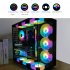 COOLMOON ARGB LED Strip Light With 5V 3Pin Small 4Pin Header Changing Light Speed DIY Lamp Bar Light Strip For PC Computer Case Chassis White