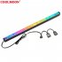COOLMOON ARGB LED Strip Light With 5V 3Pin Small 4Pin Header Changing Light Speed DIY Lamp Bar Light Strip For PC Computer Case Chassis White