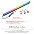 COOLMOON ARGB LED Strip Light With 5V 3Pin Small 4Pin Header Changing Light Speed DIY Lamp Bar Light Strip For PC Computer Case Chassis White