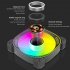 COOLMOON TY1 CPU Case Fan 120mm ARGB Case Cooler Fan 6PIN 5V ARGB Fans PC Case Cooling Mute Ventilador black forward