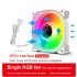 COOLMOON TY1 CPU Case Fan 120mm ARGB Case Cooler Fan 6PIN 5V ARGB Fans PC Case Cooling Mute Ventilador black forward