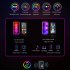 COOLMOON TY1 CPU Case Fan 120mm ARGB Case Cooler Fan 6PIN 5V ARGB Fans PC Case Cooling Mute Ventilador black forward