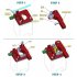 CR 10 Extruder Replacement Aluminum MK8 Drive Feed 3D Printer Extruders for Creality Ender 3 CR 10 CR 10S CR 10 S4 CR 10 S5 red