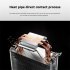 CR1200 CPU Air Cooler RGB 3Pin 2 Heat Pipe CPU Heatsink Automatic Lighting Cooling Fans For LGA 775 1150 AM4 AM3  AM3 black
