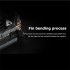 CR1200 CPU Air Cooler RGB 3Pin 2 Heat Pipe CPU Heatsink Automatic Lighting Cooling Fans For LGA 775 1150 AM4 AM3  AM3 black