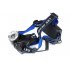 CREE T6 Head lamp with 1200 Lumens and 3 light settings is weatherproof and has a long usage time running off two powerful 18650 batteries 