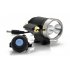 CREE T6 LED Bike Light with added Red Laser front guide light  as well as the main light producing 2000 Lumens that can be controlled by a remote control