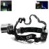 CREE T6 LED Headlamp emits 1800 Lumens  has 4 Modes  a Weatherproof design and two 18650 Batteries