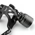 CREE T6 LED head lamp produces 1200 Lumens of bright light has 4 modes and a Zoomable beam that shines over 200 meters