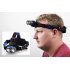 CREE XM L 2xT6 LED Headlamp emits 1600 Lumens as well as 4 Modes and an USB Output