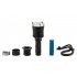 CREE XM L T6 LED  1200 Lumen  5 mode IPX7 flashlight made from a tough aluminum alloy and includes emergence cutter and hammer features 