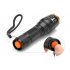 CREE XM L T6 LED Flashlight with adjustable focus  crenelated bezel and wrist strap is light  and will give you up to 1200 lumens of super bright lighting 