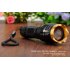 CREE XM L T6 LED Flashlight with adjustable focus  crenelated bezel and wrist strap is light  and will give you up to 1200 lumens of super bright lighting 