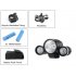 CREE XM L T6 LED Headlamp and Bike light with 4 modes and Rechargeable batteries uses one CREE XM L T6 LED   two R2 LEDs that combined output up to 1800 lumens