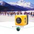 CUBE360 Outdoor WIFI Mini Sports Camera   HD Panoramic 360 Degree Waterproof Action Camera  Red