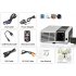 CVAK E214  Portable DLP projector with multiple input options including VGA  AV  USB  and SD card for business presentations  home entertainment  and more   