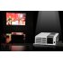 CVAK E214  Portable DLP projector with multiple input options including VGA  AV  USB  and SD card for business presentations  home entertainment  and more   