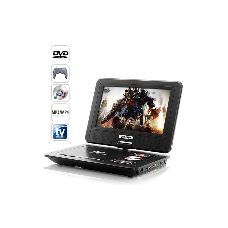 9 Inch Widescreen Portable DVD Player