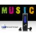 CVID C25 BLACK  MP3 Player and 4GB Flash Drive with FM Transmitter   Car Kit    Listen to your music with your earphones or on your car speakers at anytime 