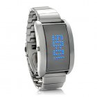 Blue Fiction Metal Alloy LED Watch Blue Fiction Metal Alloy LED Watch