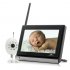CVKA I162  Baby Monitoring has never been so advanced with this convenient Monitor Buddy   Night Vision Wireless 7 Inch LCD Baby Monitor 