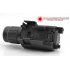 CVKW G372  Tactical LED Flashlight with Red Laser Sight for you to simultaneously illuminate and aim the target under low light conditions  