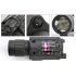 CVKW G372  Tactical LED Flashlight with Red Laser Sight for you to simultaneously illuminate and aim the target under low light conditions  