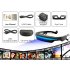 CVQY G289 2GEN    Watch movies at any time in your own private world with the Mobile Theatre Video Glasses  Providing a 52 inch virtual screen   